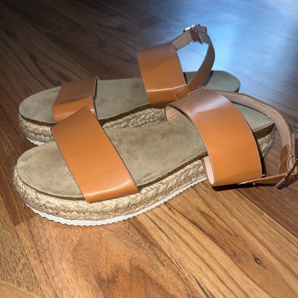 cute brown sandals (never worn)